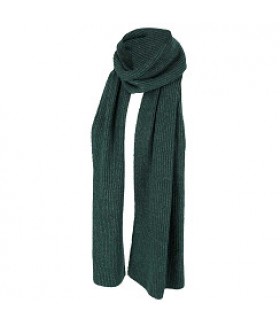 KNIT SJAAL DARK GREEN